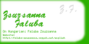 zsuzsanna faluba business card